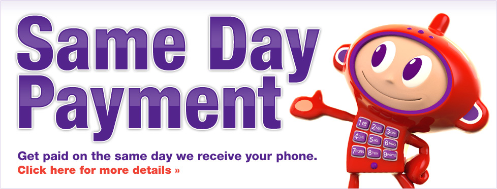 Maz says, get paid on the same day we receive your phone. Find out more.
